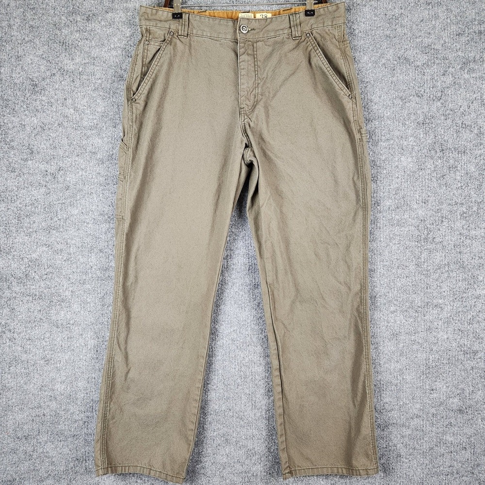Red Head Pants Mens Carpenter Straight Leg Cotton Utility Workwear 38x34